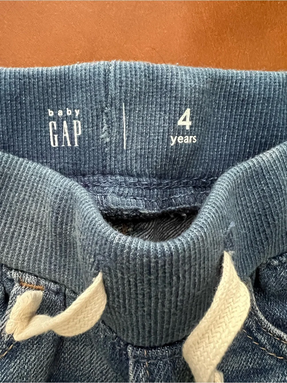 GAP Baby Denim Cotton Cut-off Shorts, 4yrs